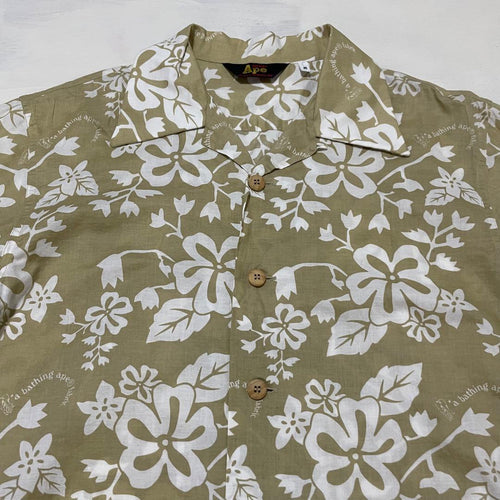 A Bathing Ape Aloha Shirt Kariyushi Wear 00S M