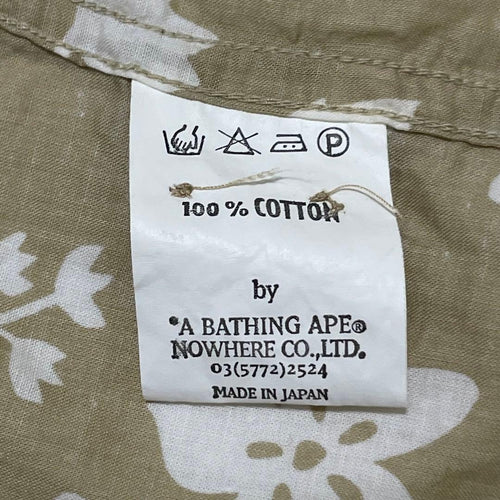 A Bathing Ape Aloha Shirt Kariyushi Wear 00S M