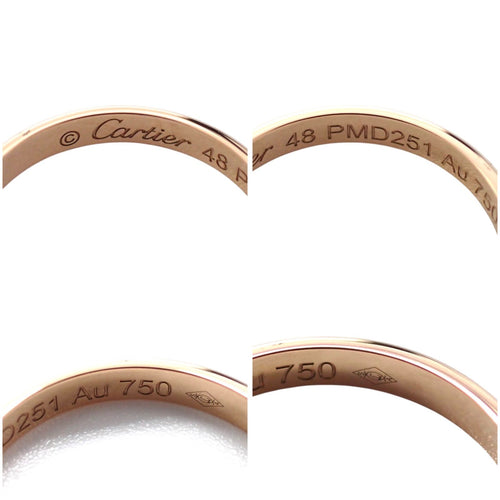 Cartier Ring 48 750 K18 Rg Pg 8 1895 4972