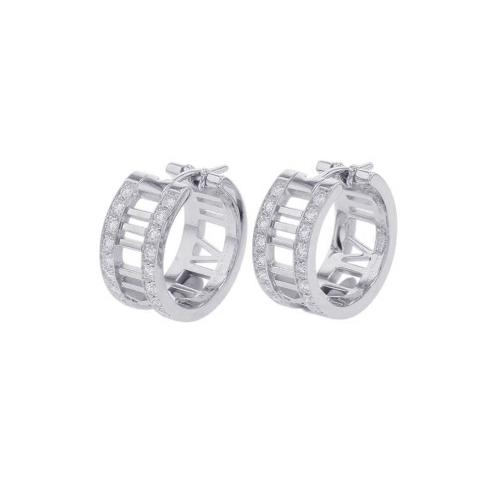 Tiffany Earrings (For Both Ears) K18Wg Tiffany&Co.