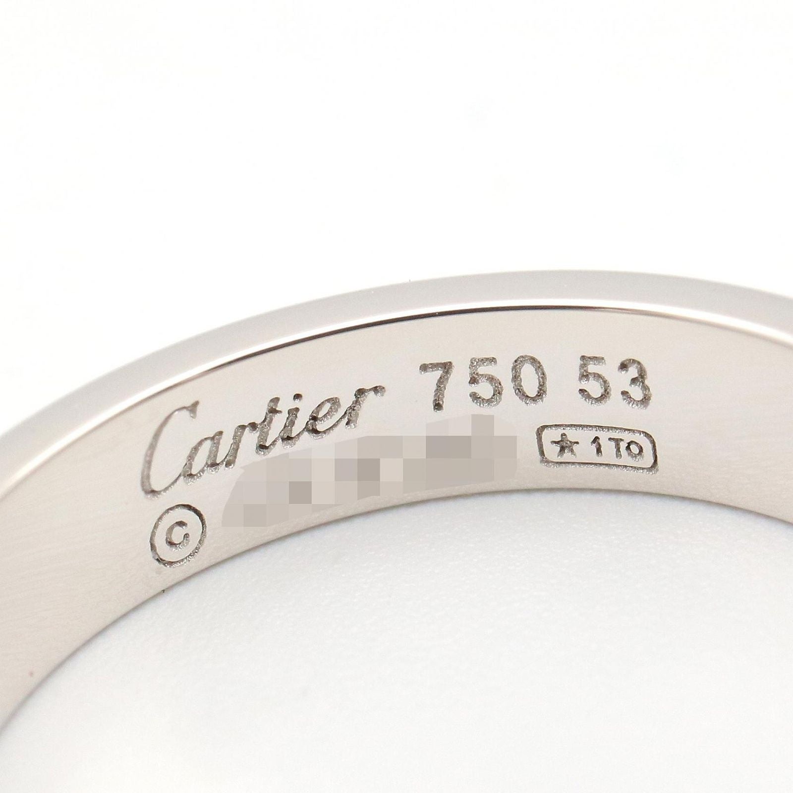 Cartier Ring K18Wg Used A
