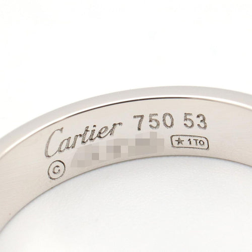 Cartier Ring K18Wg Used A