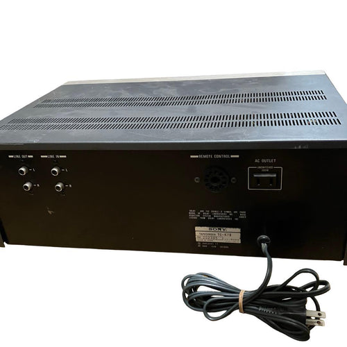 Sony Cd, Md Cassette Decks Tc-K7Ii