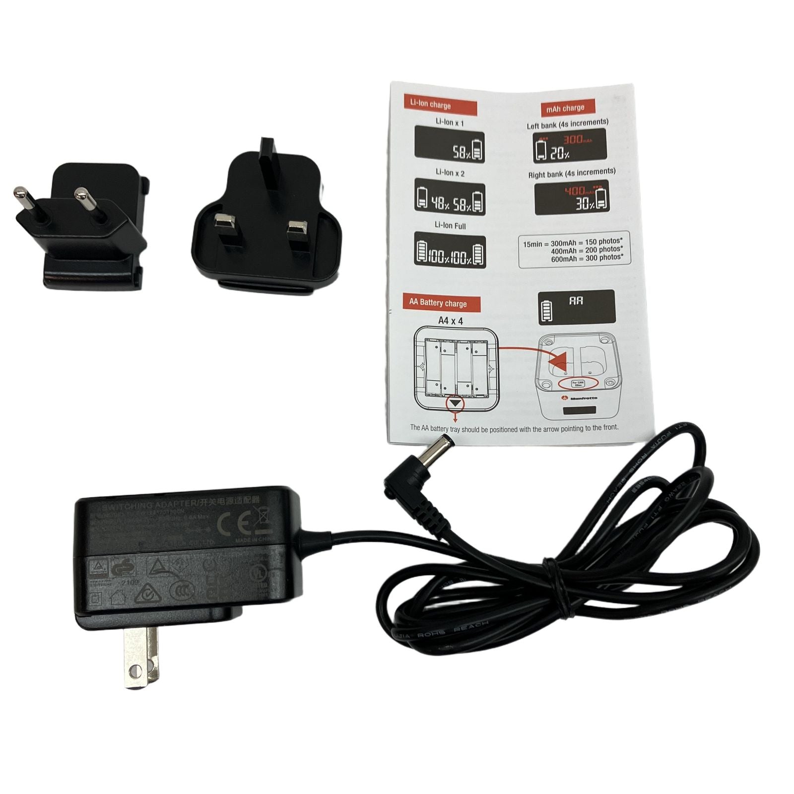 Digital Camera Charger Manfrotto 1000 570 Pro Cube Canon E6 E8 E17 C11424209