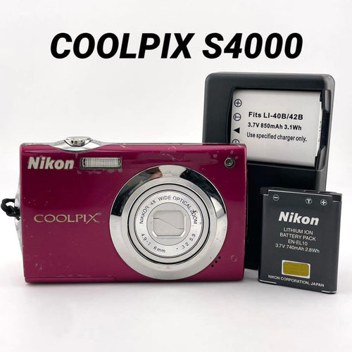 Nikon Compact Digital Camera Coolpix S4000