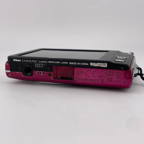 Nikon Compact Digital Camera Coolpix S4000