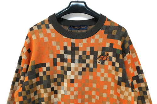 Louis Vuitton Knit Sweater 24Ss Damoflage Xs.S.M.Xl Rm242M Oy8 Hrn72W