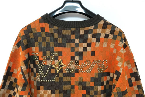 Louis Vuitton Knit Sweater 24Ss Damoflage Xs.S.M.Xl Rm242M Oy8 Hrn72W