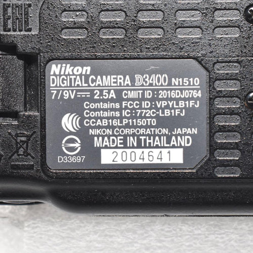 Nikon Digital Slrs D3400