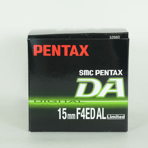 Pentax Lens (Single Focus) Da15Mm F4 Ed Al K
