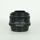 Pentax Lens (Single Focus) Da15Mm F4 Ed Al K