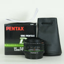 Pentax Lens (Single Focus) Da15Mm F4 Ed Al K