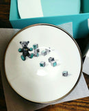 Tiffany Tableware Sets 3 Turquoise And White