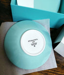 Tiffany Tableware Sets 3 Turquoise And White