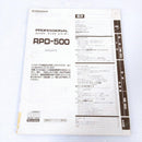 Pioneer Cd Md Cassette Deck Rpd-500