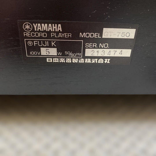 Yamaha Record Player Body Gt-750