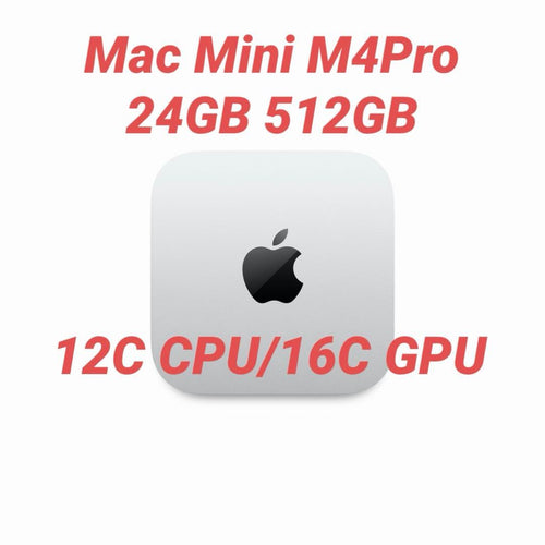 Apple Mac Desktops Mini M4Pro 24Gb 512Gb