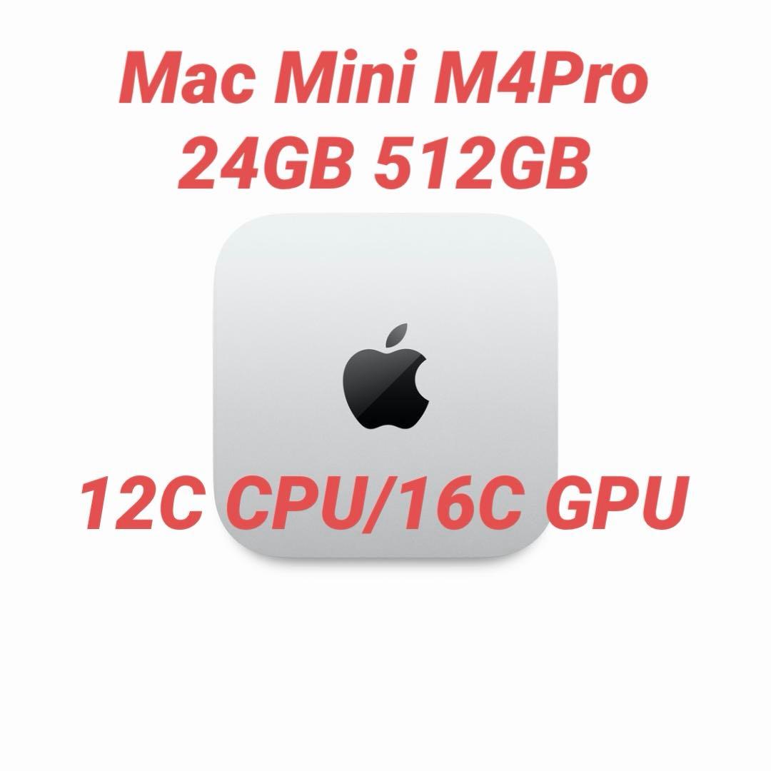 Apple Mac Desktops Mini M4 Pro 24Gb 512Gb