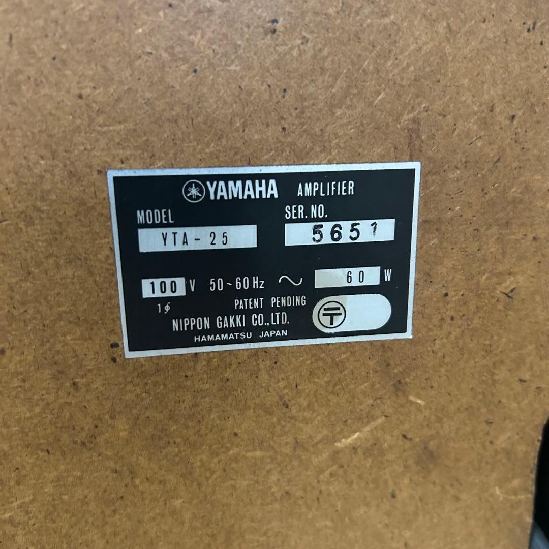 Yamaha Guitar Amplifiers Yta-25