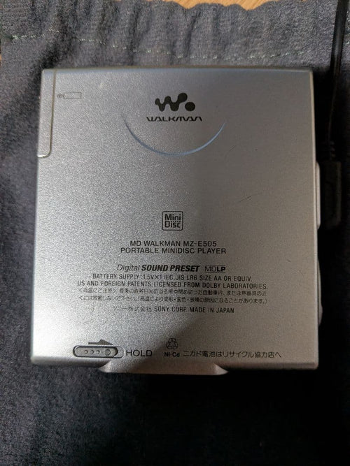 Sony Portable Md Players Mz-E505