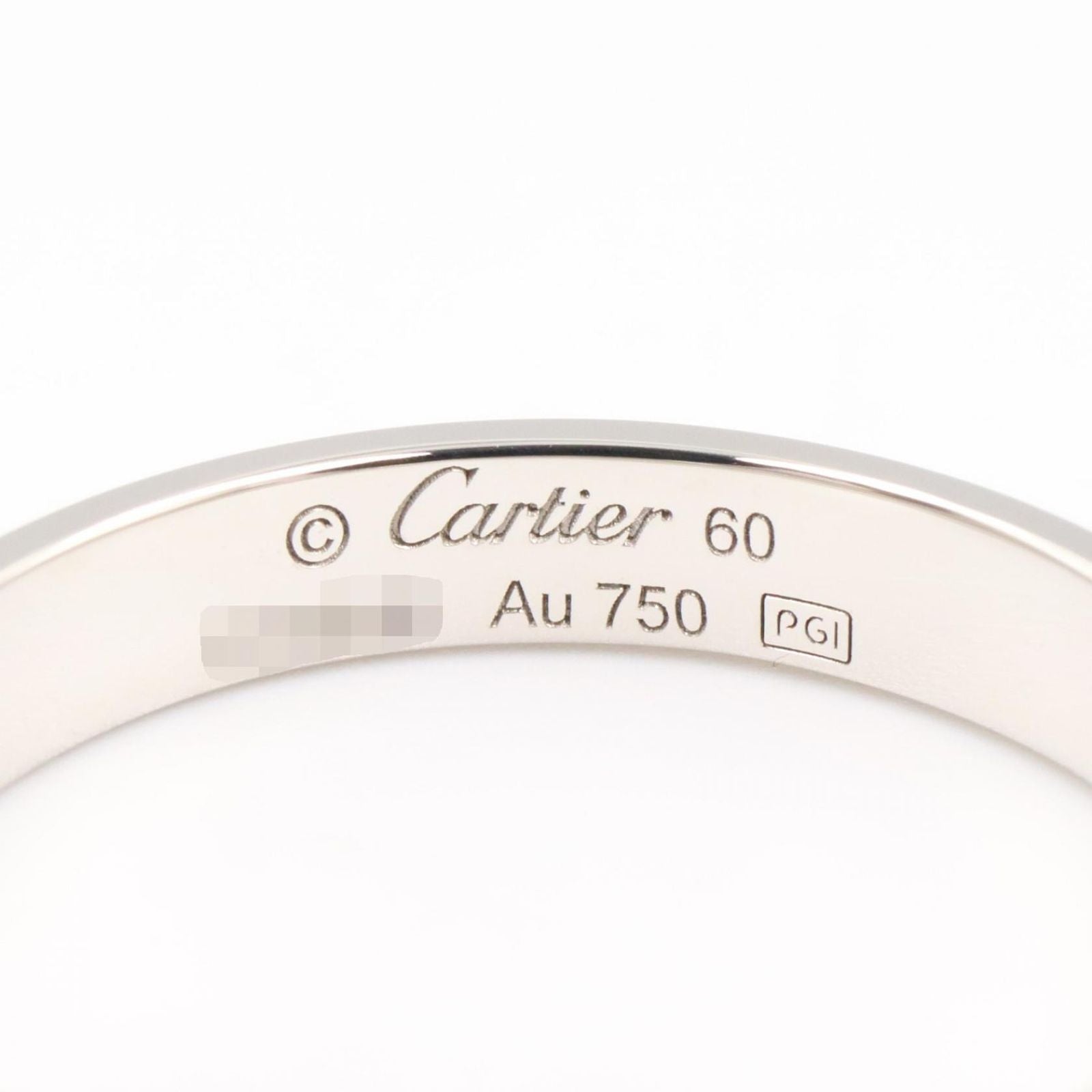 Cartier Ring K18Wg Used A