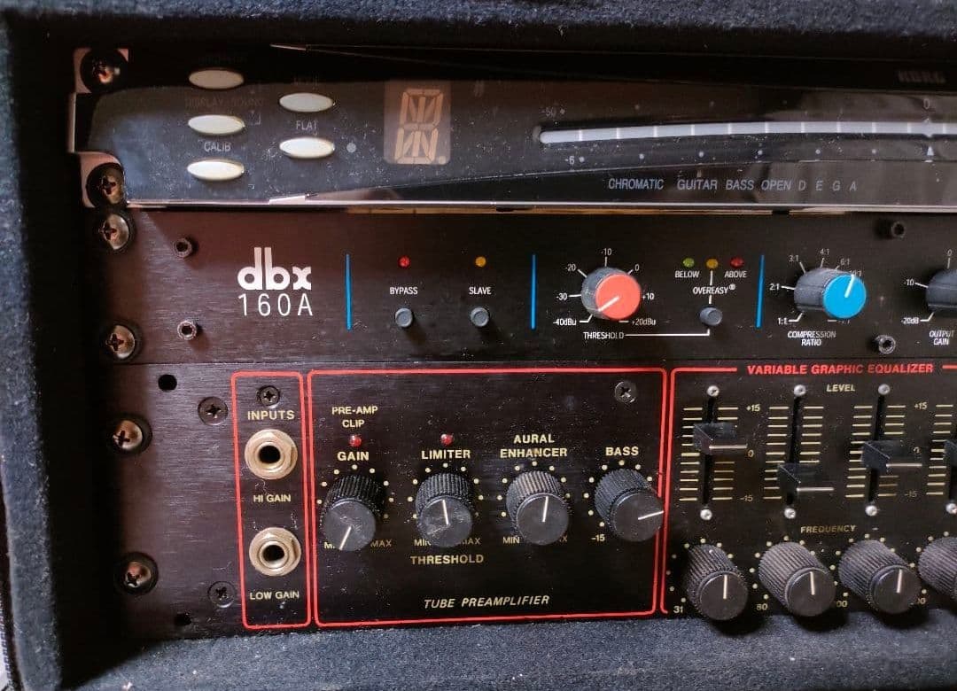 Sadowsky Guitars Bass Effects Units Swr Sm-400 Dbx160A Korgdtr-2000 4U