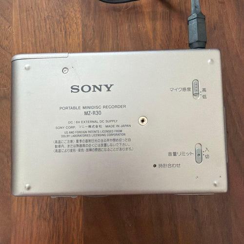 Sony Portable Md Players Mz-R30