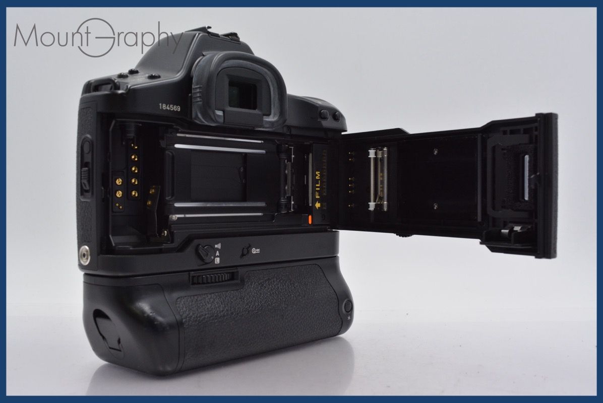 Slr Camera (Film) Canon Eos-1 N Power Drive Booster E1 #Mj5524