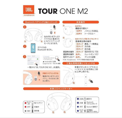 Jbl Wireless Headphones Tour One M2