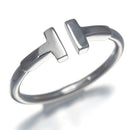 Tiffany Ring T 10.5 K18Wg #189044
