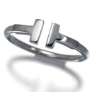 Tiffany Ring T 10.5 K18Wg #189044