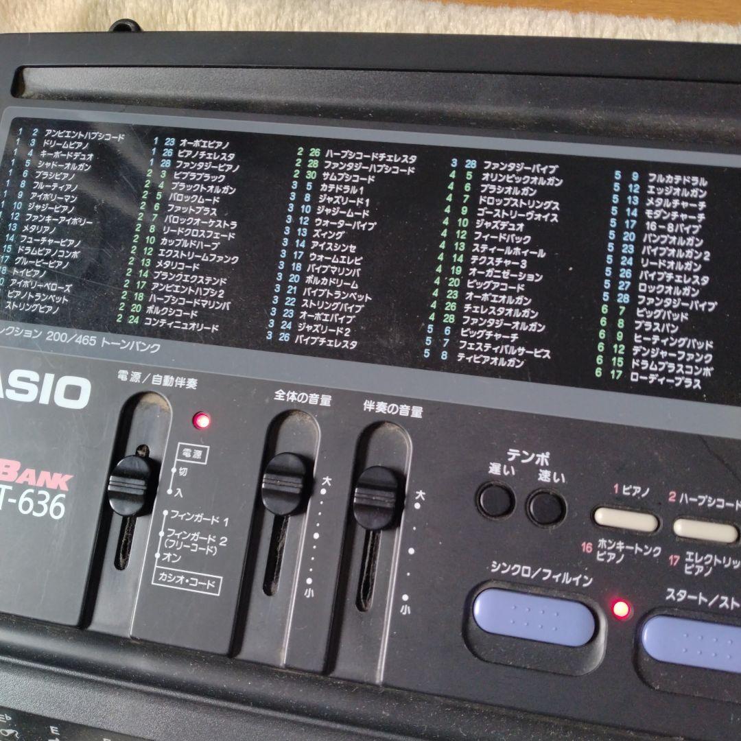 Casio Keyboard Electronic Piano Tone Bank Ct-636