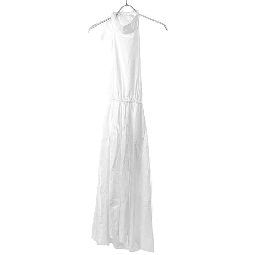 No Sleeve Vince Draped Neck Halter Dress V821851481 Xs