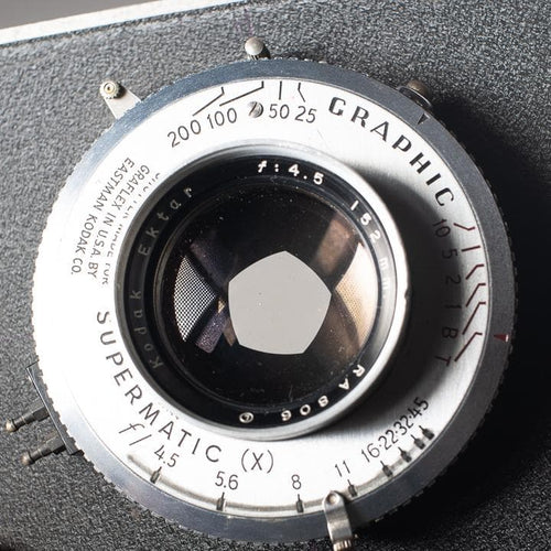 Large -Size Medium Format Camera (Film) Kodak Ektar F:4.5