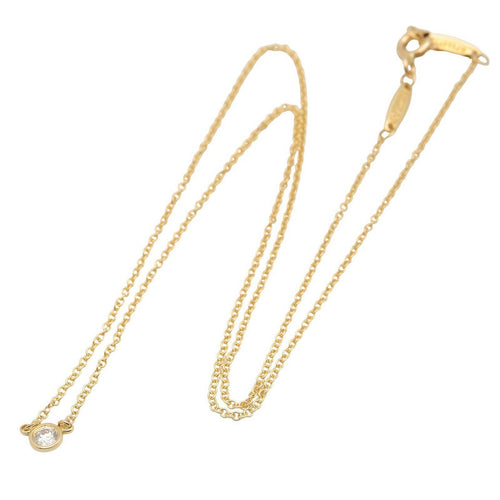 Tiffany Necklace Co 37 K18 Used A