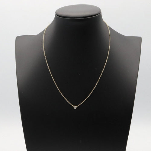 Tiffany Necklace Co 37 K18 Used A