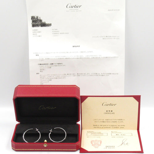 Cartier Earrings (For One Ear) B8028300 K18Wg Used A