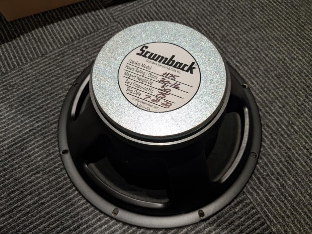 Guitar Cabinet #3 Scumback H75 30W 16 Celestion G12H