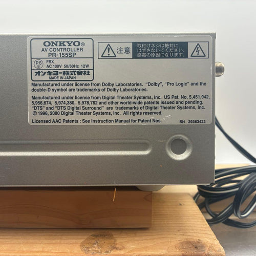 Onkyo Preamplifier Av Pr-155Sp