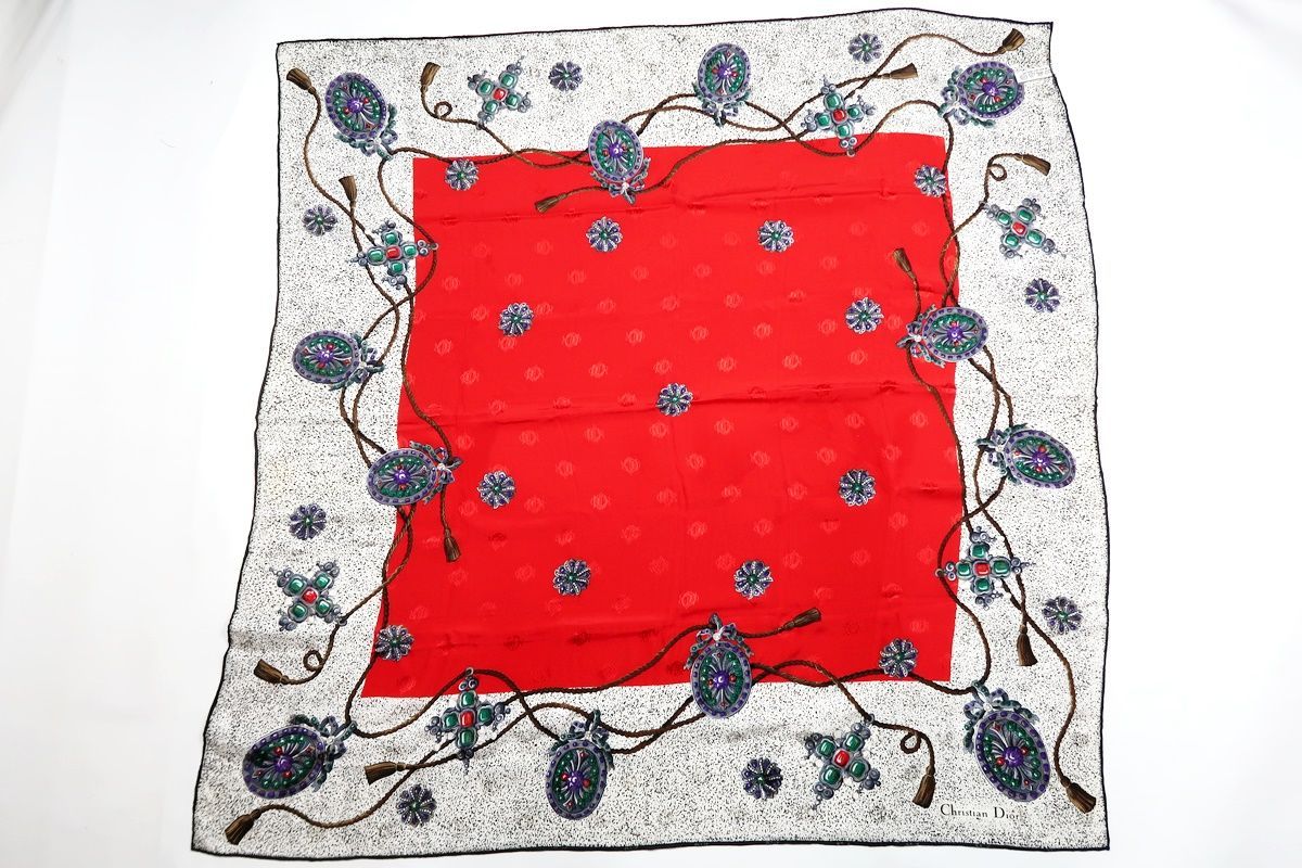 Christian Dior Bandana Scarf 108 Tb29