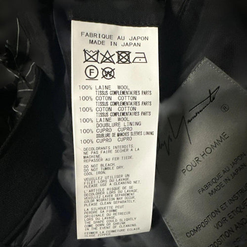 Yohji Yamamoto Pour Homme Tailored Jackets 23Aw