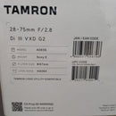 Tamron Lens (Zoom) 28-75Mm F/2.8 Di Iii Vxd G2 Sony