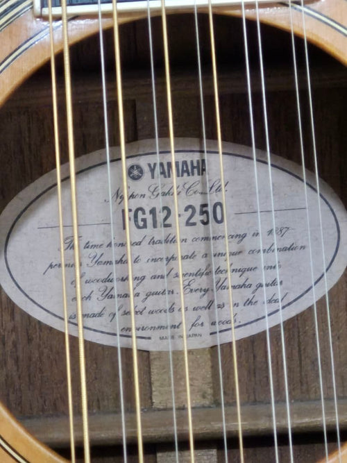 Yamaha Acoustic Guitar Fg12-250 12