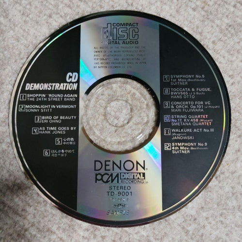 Others Cd Denon Demonstration Td-9001