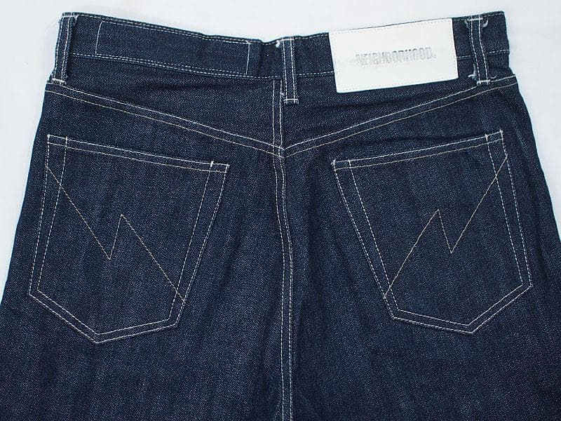 Neighborhood Straight Jeans 23Ss Rigid Denim Dp Mid