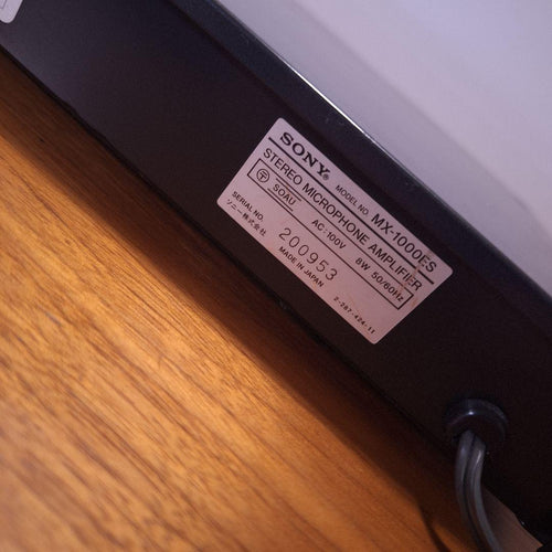 Sony Headphone Amplifiers Mx-1000Es Es
