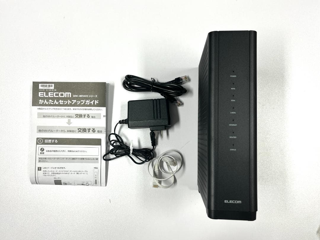 Elecom Wireless Lan Routers Wi-Fi 7 10Gb Wrc-Be94Xs-B/