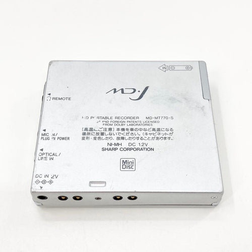 Sharp Portable Md Player Md-Mt770