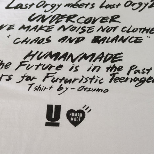 Human Made T-Shirts Undercover Last Orgy Tee White