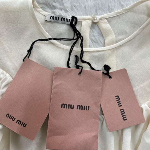Miu Sleeveless Miumiu* 100% 38